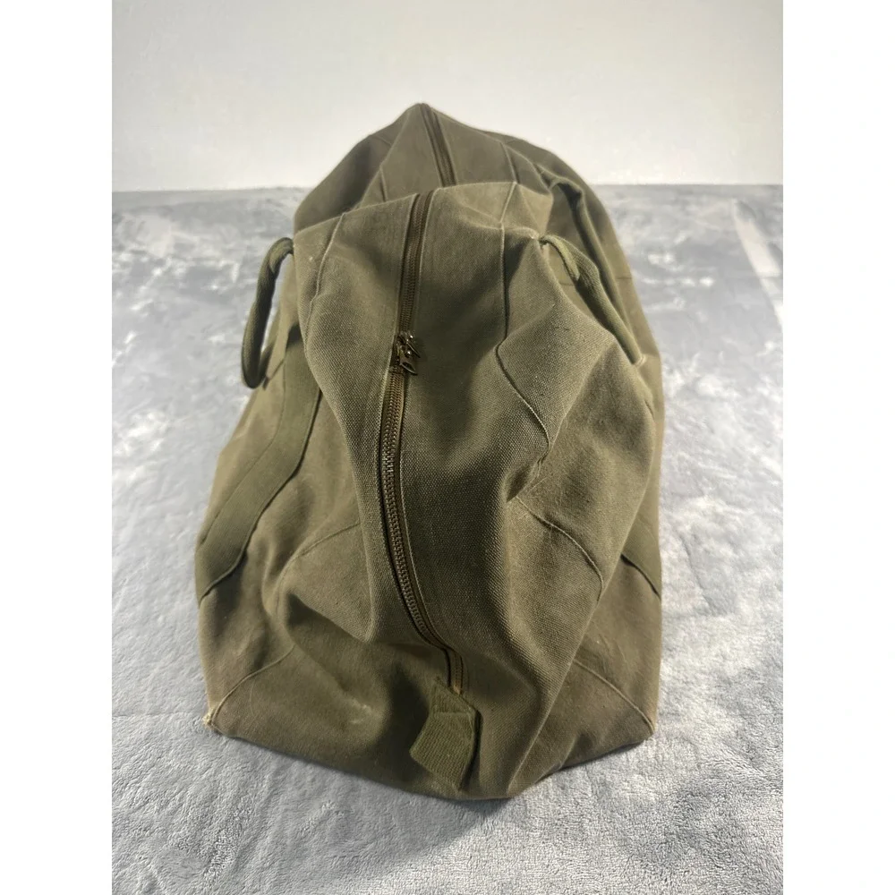 Vintage US Military Kit Bag High Altitude MF-1 Berger Brothers Canvas Duffel OD